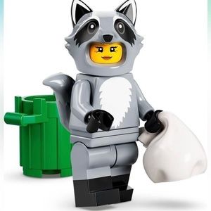 NEW! Lego Minifigures Series 22 Raccoon Costume Fan!